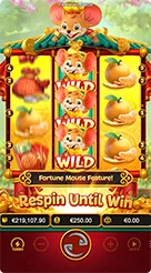 Fortune Mouse · Identifikasi simbol utama pada gulungan dan pembacaan simbol Wild.